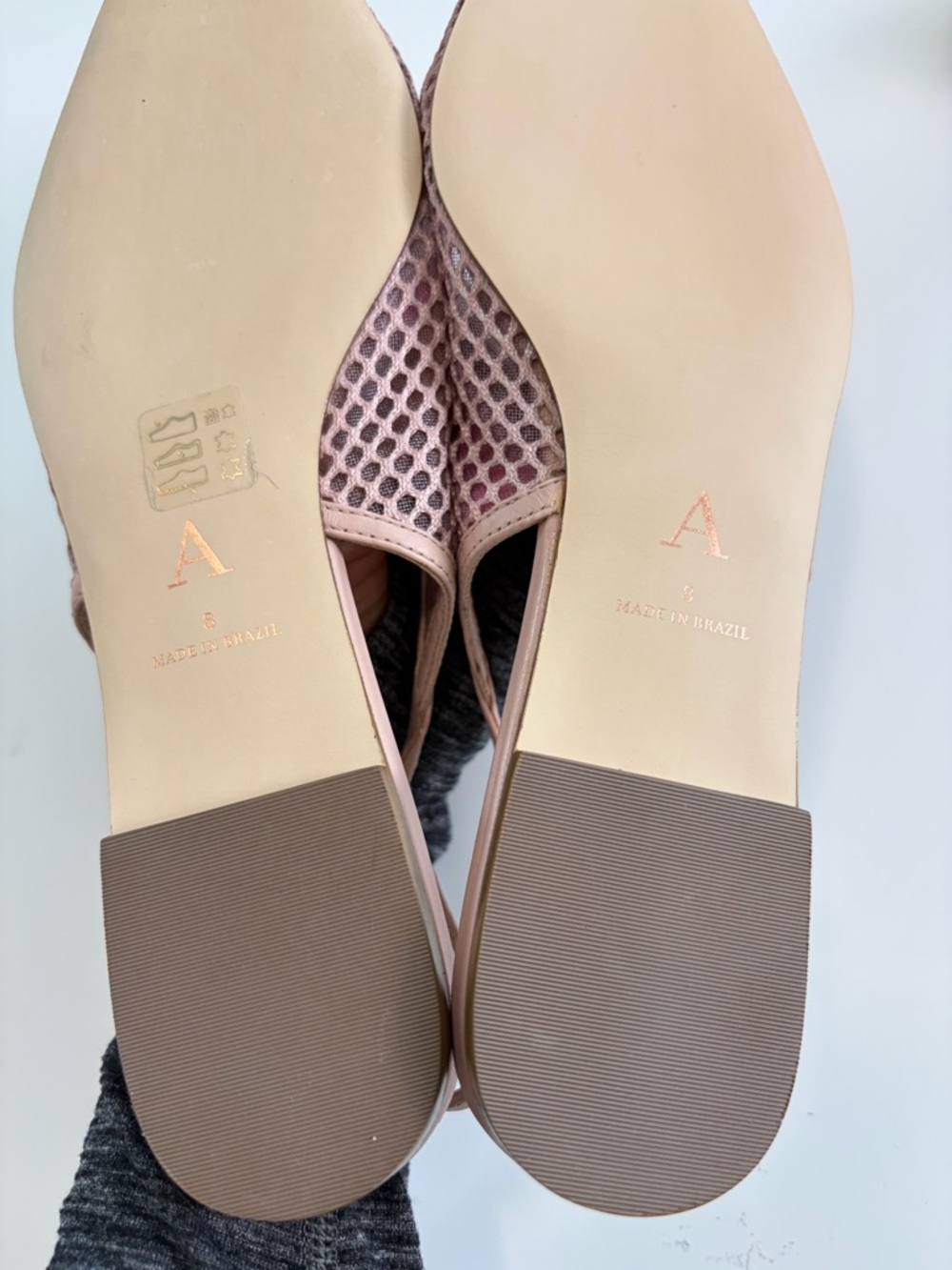 Anthropologie Mesh Slingback Pointed Toe Flats - Picture 3 of 11